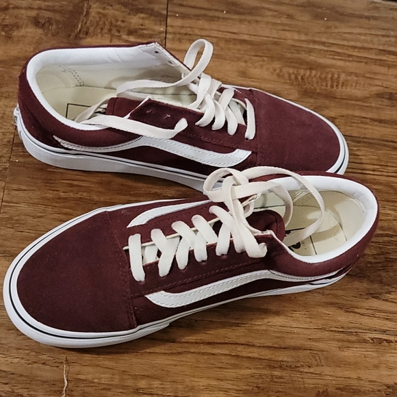 Vans Shoes - Vans Old Skool (Port Royal/ True White)- Burgundy